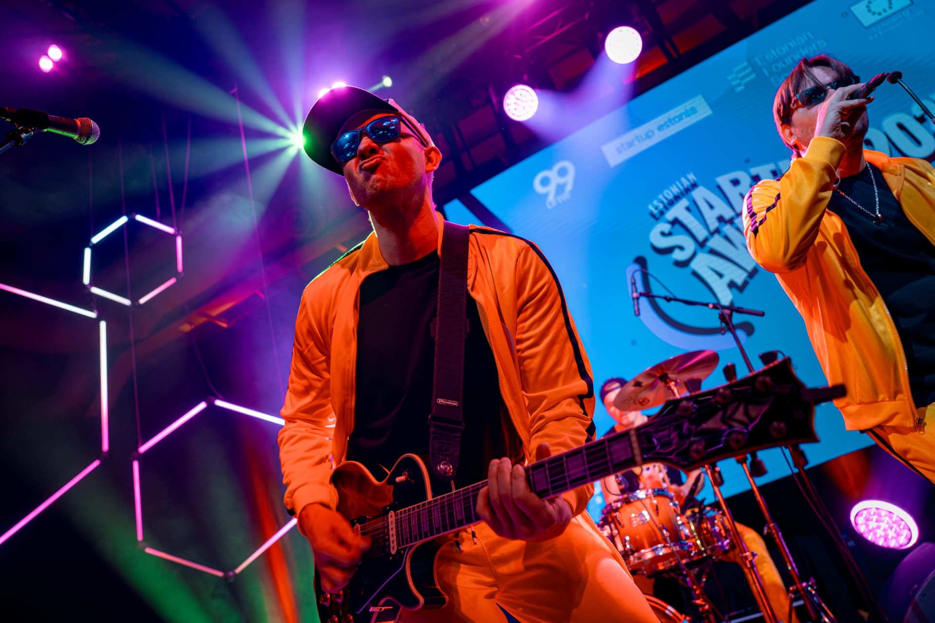 Minimal Viable Band performing at Estonian Startup Awards 2025